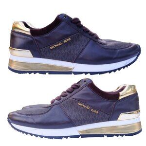 Size 7.5 Michael Kors Allie Monogram Signature Sneakers